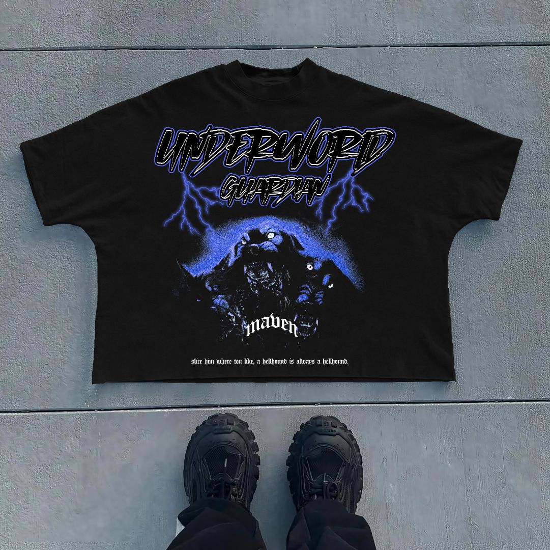Cropped Relaxed Tshirt) Underworld Guardian