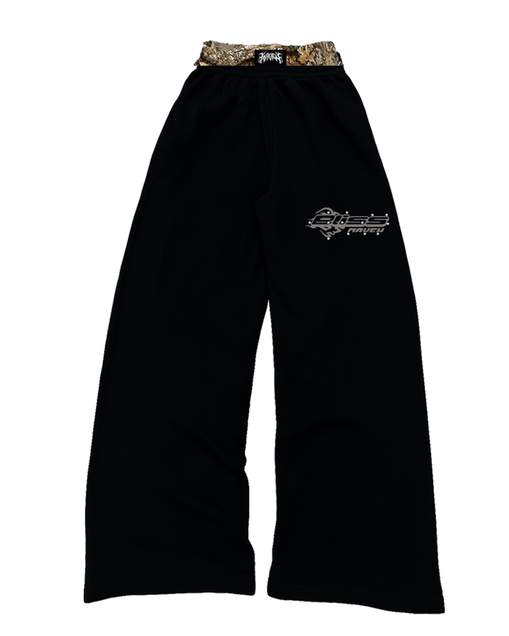 "A" Double Waisted Tree Sweatpants